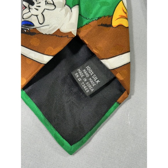 Disney Store Mickey Mouse Tie Mickey, Donald and Goofy playing baseball - Picture 5 of 8